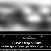 Карта поверхности Плутона. Увеличить